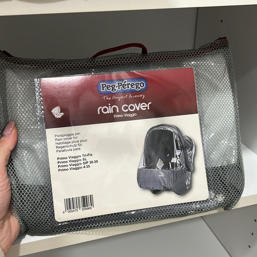 Peg-pérego car seat rain cover